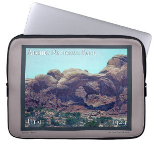 Arches National Park Poster Laptop Sleeve