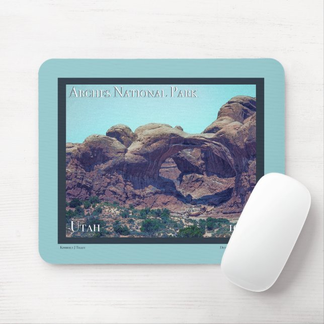 Arches National Park Poster Mouse Pad (With Mouse)