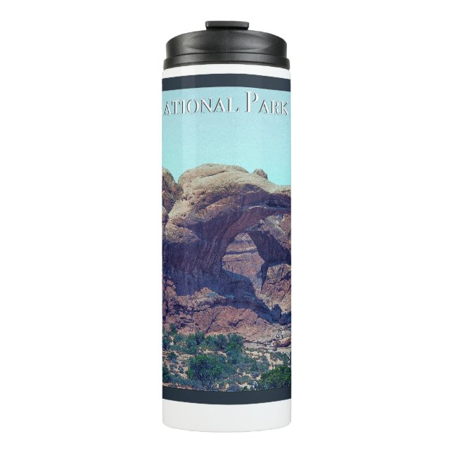 Arches National Park Poster Thermal Tumbler (Front)