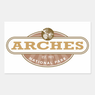 Arches National Park Rectangular Sticker
