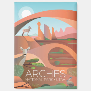 Arches National Park Refrigerator Magnet