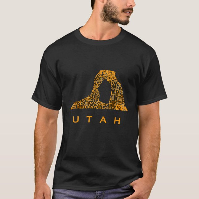Arches National Park s Arch Made Of Utah s Famous  T-Shirt (Front)