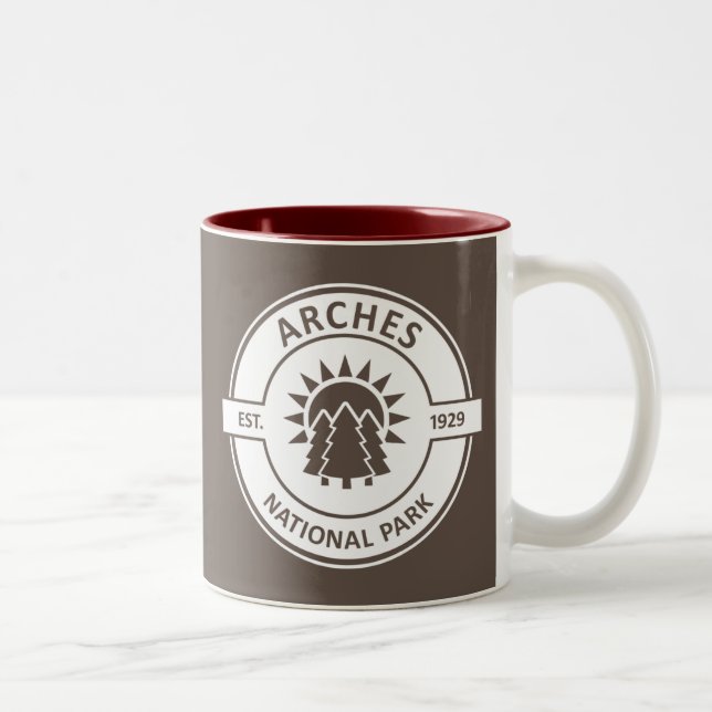 Arches National Park Two-Tone Coffee Mug (Right)