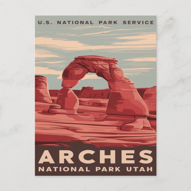 Arches National Park, Utah: A Natural Wonder Postcard (Front)
