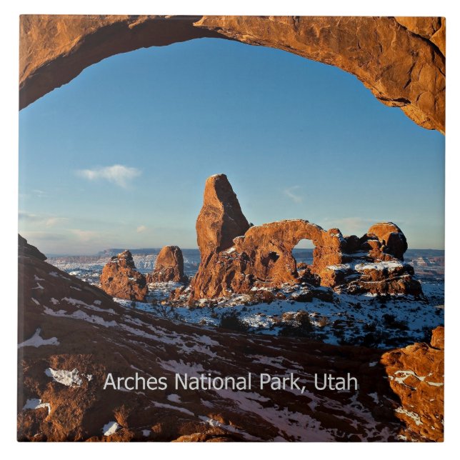 Arches National Park, Utah, Ceramic Tile (Front)