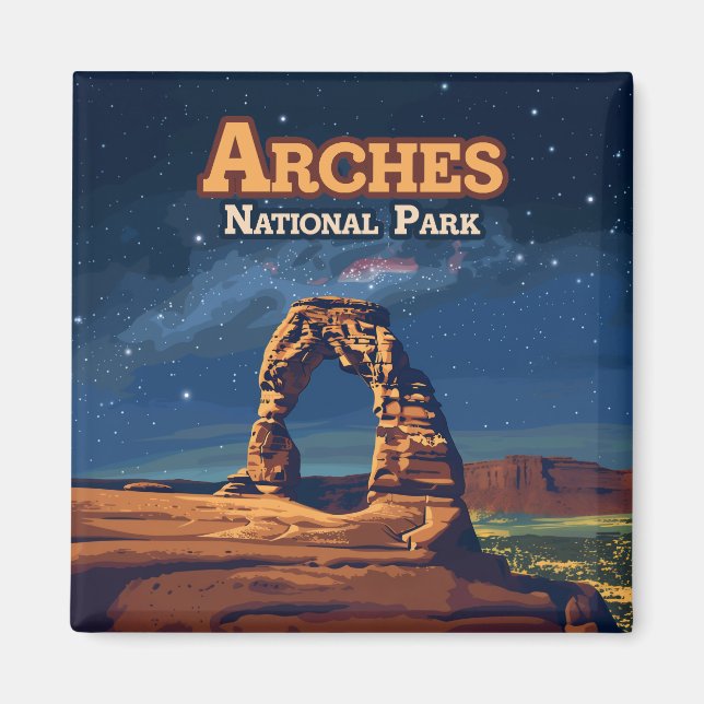 Arches National Park Utah Delicate Arch Moab Magnet (Front)