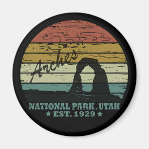 Arches National park Utah Delicate Arch vintage  Magnet