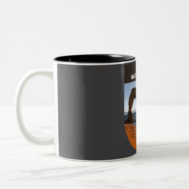 Arches National Park - Utah Delicate  Two-Tone Coffee Mug (Left)
