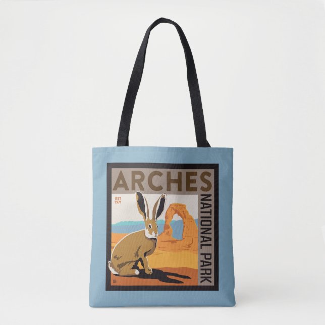 Arches National Park, Utah | Jackrabbit Tote Bag (Front)