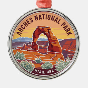 Arches National Park Utah Metal Ornament