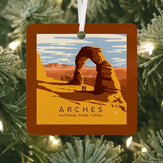 Arches National Park | Utah Metal Tree Decoration (Insitu)