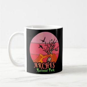 Arches National Park Utah Retro Vintage Traveller Coffee Mug
