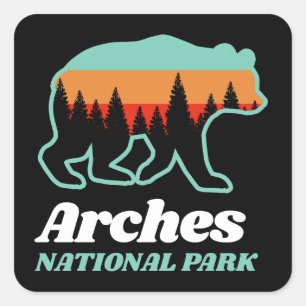 Arches National Park Utah Square Sticker