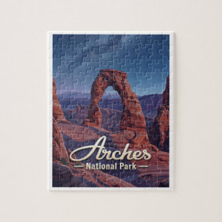 Arches National Park Utah Travel Art Jigsaw Puzzle