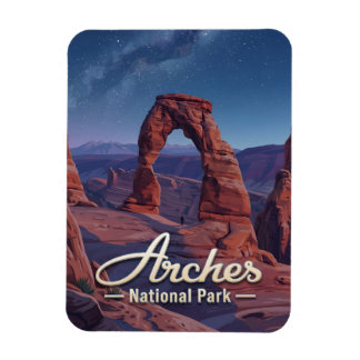 Arches National Park Utah Travel Art Magnet