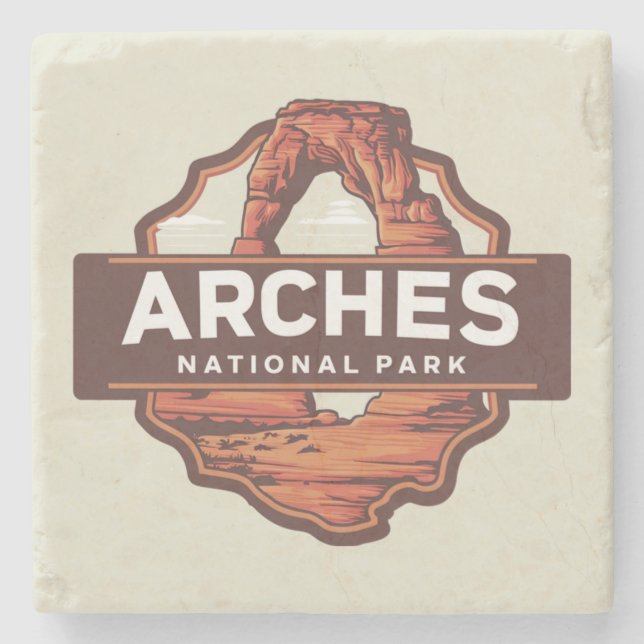 Arches National Park Utah USA Stone Coaster (Front)