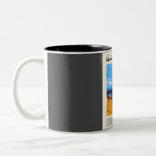 Arches National Park Vintage Travel Two-Tone Coffee Mug