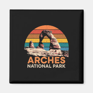 Arches National Park Vintage Utah Vintage National Magnet