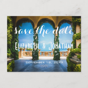 Arches of Italy Elegant Save The Date ZZ Announcement Postcard