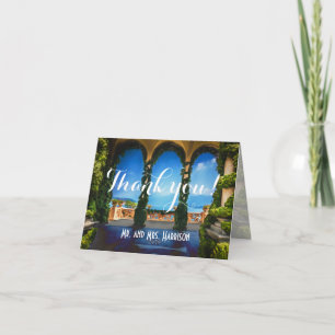 Arches of Italy Elegant Thank You Note Card