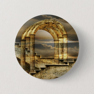 Arches of possibility 6 cm round badge
