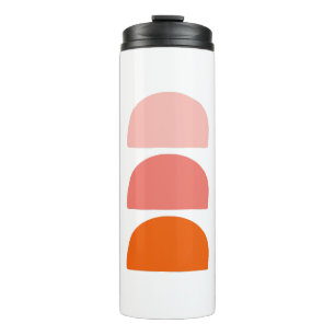 Arches Pink Coral Orange Thermal Tumbler