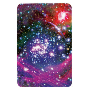 Arches Star Cluster Colourful Artist Impression Magnet
