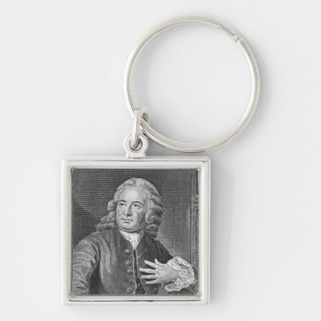 Archibald Bower, engraved by J. Hollonray Key Ring (Front)