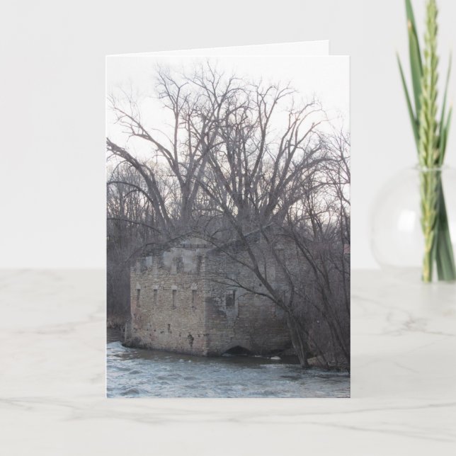 “Archibald Mill Ruins” Birthday Card #2 (Front)