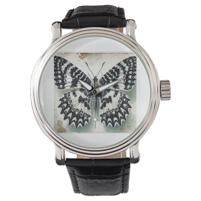Archidice Butterfly 111024IREF223 - Watercolor Watch (Front)