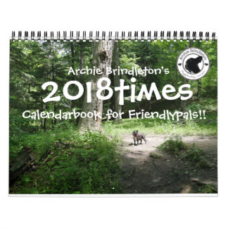Archie Brindleton's 2018times Calendarbook!! Calendar