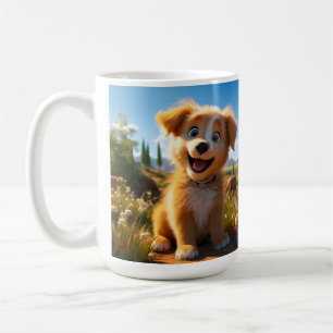 Archie - Yellow Lab Retriever Puppy Coffee Mug