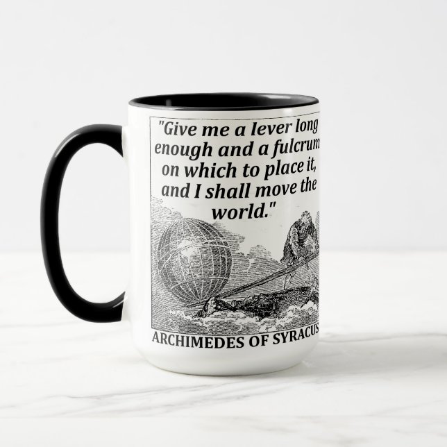 Archimedes Lever Mug (Left)