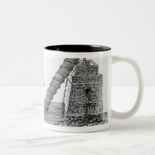 Archimedes screw Two-Tone coffee mug