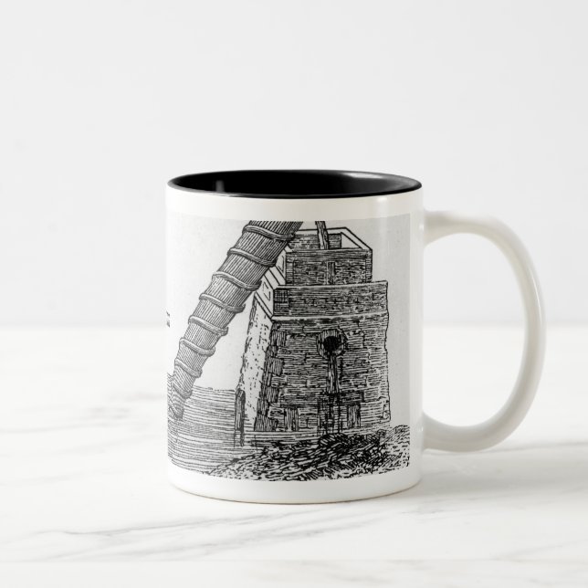 Archimedes screw Two-Tone coffee mug (Right)