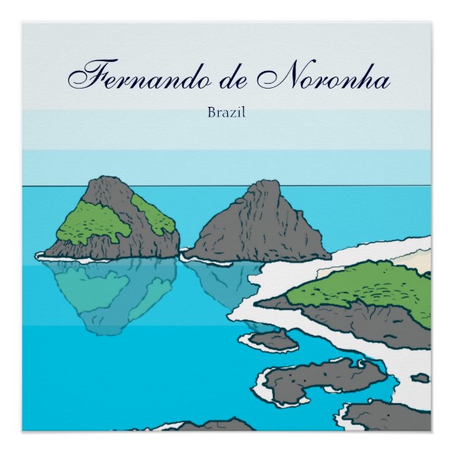 Archipelago of Fernando de Noronha Poster (Front)