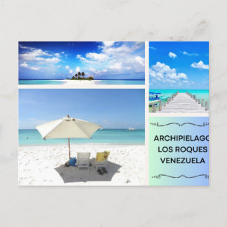 ARCHIPIELAGO LOS ROQUES POSTAL POSTCARD