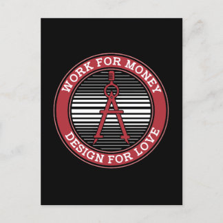 Architect Architects Work For Money Architecture Holiday Postcard