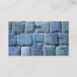 Architect Blue Sandstone I Business Card