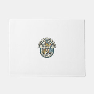 Architect Building Cat Cat Graphic Tee Art - Archi Doormat