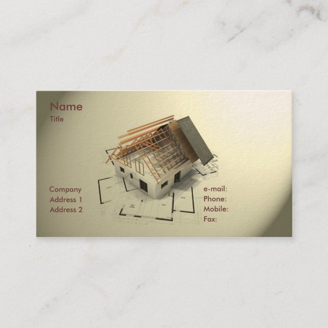 Architect Business Card (Front)