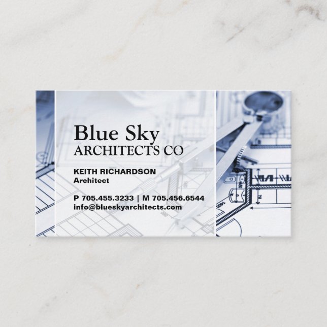 ARCHITECT COMPANY BUSINESS CARD (Front)