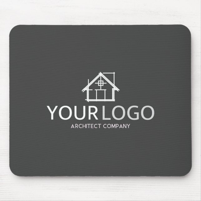 Architect Company Startup Business Logo  Mouse Pad (Front)