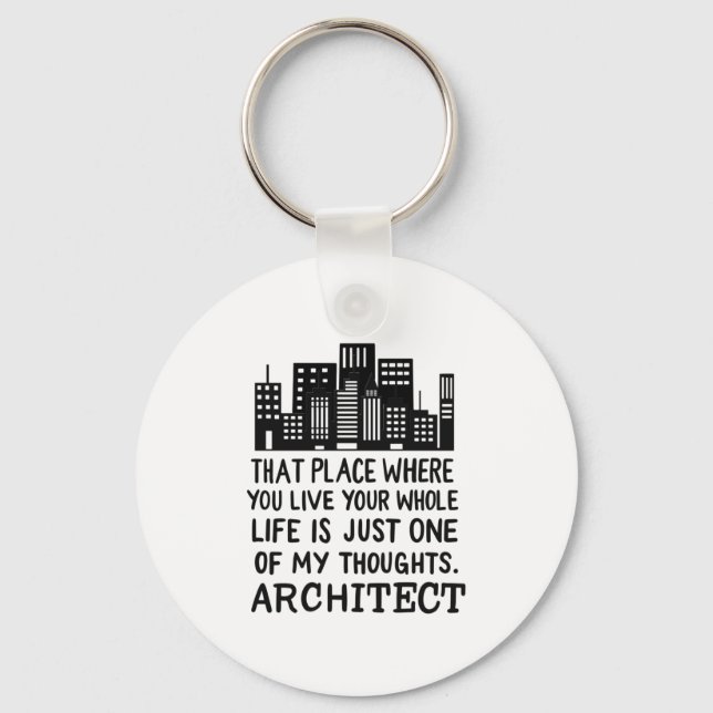 Architect Definition Key Ring (Front)