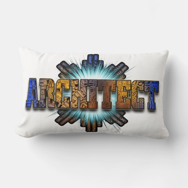 Architect DTW Architects Merch Lumbar Cushion (Front)