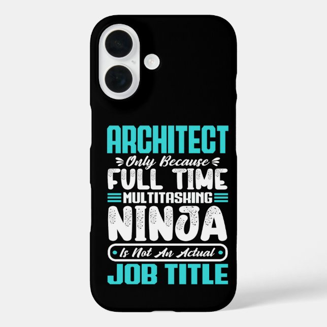 Architect Funny Job Occupation Career Architecture Case-Mate iPhone Case (Back)