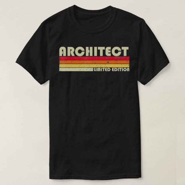 ARCHITECT Funny Job Title Profession Birthday Work T-Shirt (Design Front)