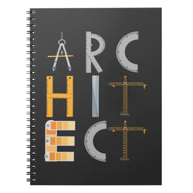 Architect Gifts Architecture Students Notebook (Front)