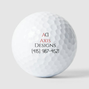 Architect Golf Ball   Blueprint Branding