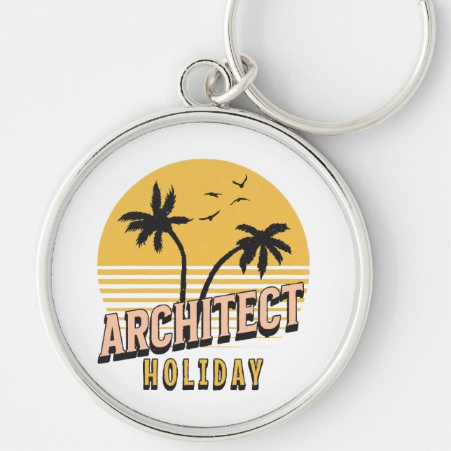 Architect Holiday  Key Ring (Front)